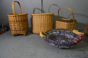 lot 137 image: Four larger baskets