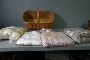 lot 145 image: 12 skeins Fresque, six white yarn pkg