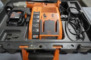 lot 223 image: Ridgid Rt angle 14 impact battery driver