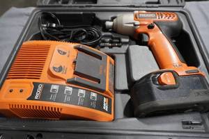 lot 224 image: Ridgid Hex drive impact battery driver