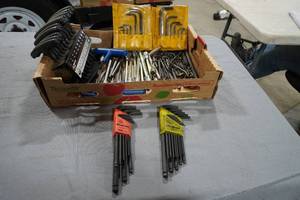 lot 248 image: Allen wrenches, T set, some Snap On