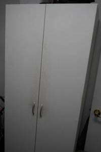 lot 310 image: Double door wood clothes closet