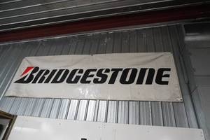 lot 19 image: Bridgestone wall banner 3 x 9