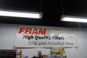 lot 32 image: Fram Banner on wall