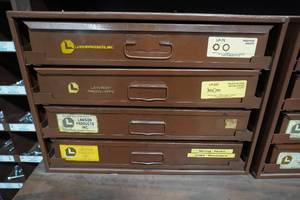 lot 42 image: Lawson four drawer cabinet & Contents