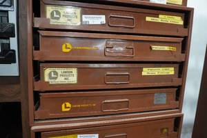 lot 45 image: Lawson four drawer cabinet & Contents