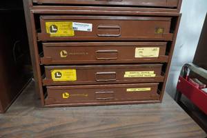 lot 46 image: Lawson four drawer cabinet & Contents