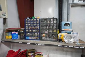 lot 50 image: Top shelf Bulbs and headlights