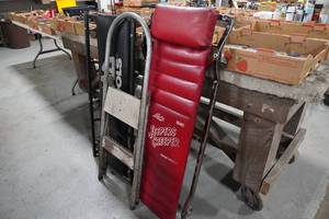 lot 116 image: 2) Creepers and alum. Step ladder