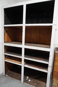 lot 133 image: White cabinet 8 tall 65 wide 33 deep