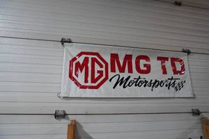 lot 134 image: MGTD Motorsports banner