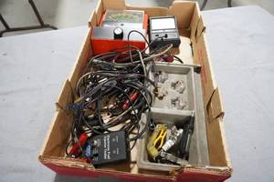 lot 175 image: 2) Dwell tach meters & fuel injection tester