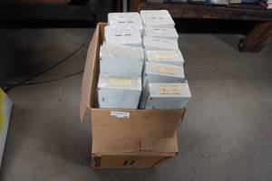 lot 346 image: 27 Metal shop trays from Ford plant