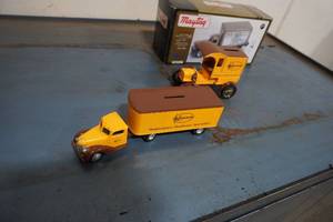 lot 347 image: Maytag Truck & Two Lawson truck banks