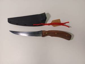 lot 3 image: Handcrafted Filet Knife with Kydex Sheath