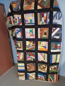 lot 60 image: Crazy Quilt 58 x 82