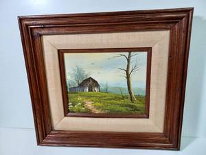 lot 62 image: Small Oil Painting, Landscape