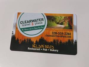 lot 101 image: Clearwater Travel PlazaNelson Brothers $25 Gift Card