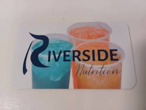 lot 112 image: Riverside Nutrition $25 Gift Card