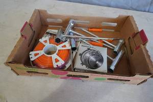lot 125 image: Stihl Trimmer cord, Spool head, wrenches & drivers