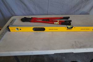 lot 158 image: T Square, 4 Level, two bolt cutters