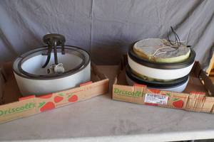 lot 169 image: Three used ceiling lights