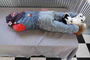 lot 15 image: Sleepy Rider figure (will stand against wall)