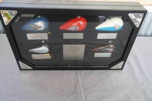 lot 73 image: Harley Davidson Gas Tank Display