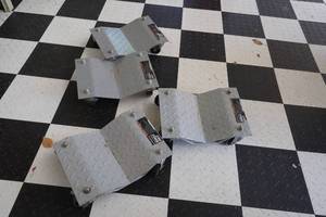 lot 108 image: Four Vehicle Dollies  1500 # Each Capacity