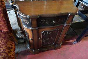 lot 22 image: Miniature Buffet  with  shelves 34 W X 16 D X 34 H