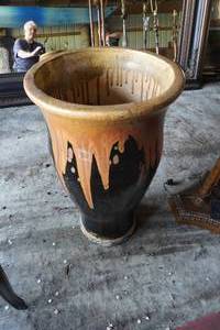 lot 24 image: Large Floor Vase 18 Diameter 31 Tall