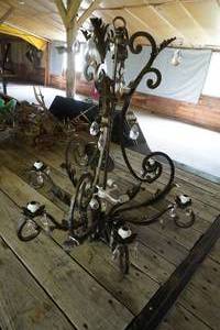 lot 71 image: Chandelier with Prisms