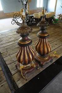 lot 79 image: Pair of Matching Table lamps