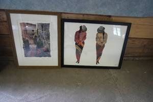 lot 119 image: Two pictures 18 x 23 & 20 x 20
