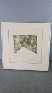 lot 56 image: Framed Etching by L. Witzmann, Untitled, 17x21 Inches