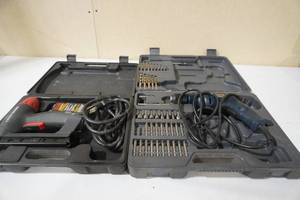 lot 38 image: Craftsman electric stapler 38 drill & bit set