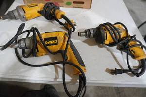 lot 87 image: Three DeWalt Impact drills