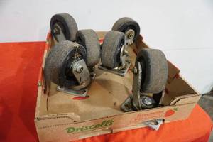 lot 183 image: Six caster-swival wheel 5 with 7 clearance
