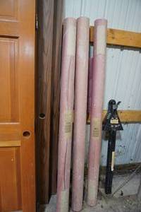 lot 233 image: Three rolls of masking or flooring papertape