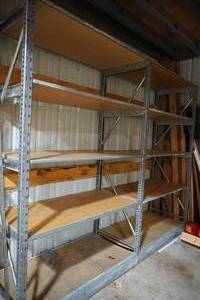 lot 235 image: 10 shelf unit six uprights (Like lot 204)