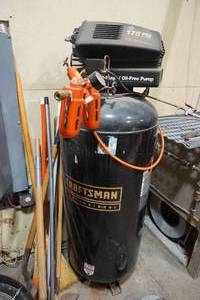 lot 2 image: Craftsman Upright Air Compressor 7 Hp 220V