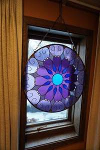 lot 152 image: Stained glass suncatcher-23.5