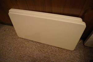 lot 154 image: Two Lifetime Poly folding tables 2 x 4 in length