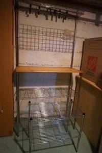lot 180 image: Two SS racks, one of 36 W X 14 D & 24 X 14