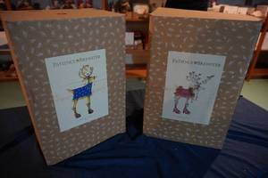lot 200 image: Two Boxes   Patience Brewster Deer