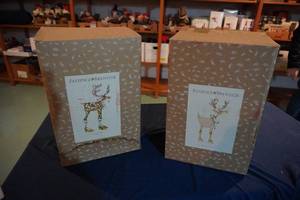 lot 201 image: Two Boxes   Patience Brewster Deer