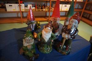 lot 235 image: Two soft Gnomes & four regular Gnomes