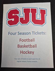 lot 13 image: St. Johns University Season Tickets - Football, Hockey & Basketball for 4