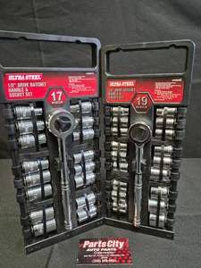 lot 18 image: Two ULTRA STEEL Socket Sets Metric & SAE