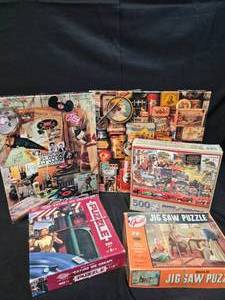 lot 37 image: Set of 5 THROUGH THE YEARS Puzzles